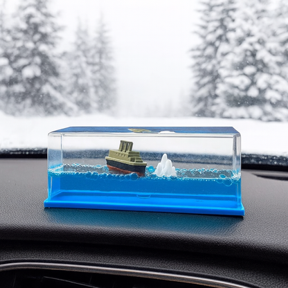 Bottle Voyage™ – Floating Boat Motion Display 🚢