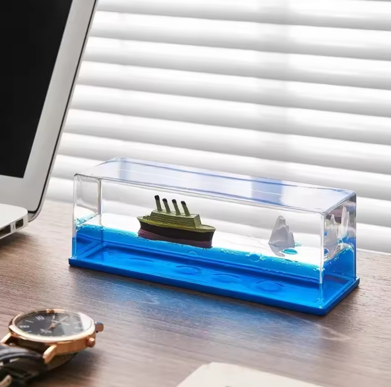Bottle Voyage™ – Floating Boat Motion Display 🚢