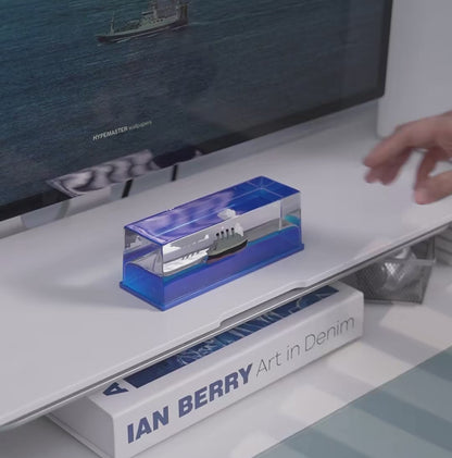 Bottle Voyage™ – Floating Boat Motion Display 🚢